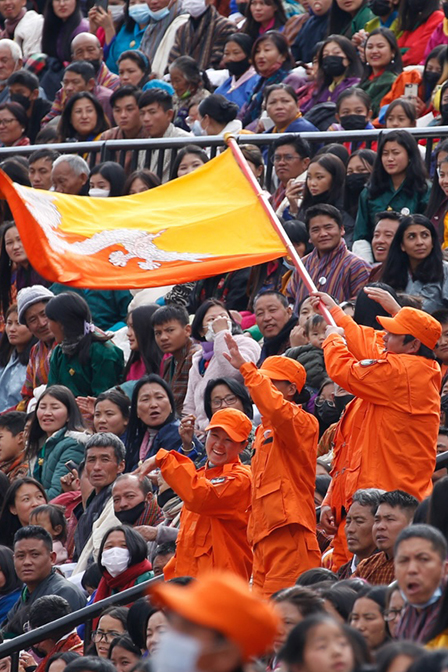 His Majesty delivering National Day Address